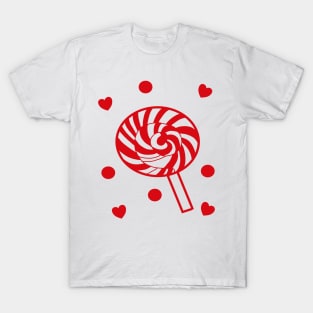 cute candy sweet lollipop lover T-Shirt